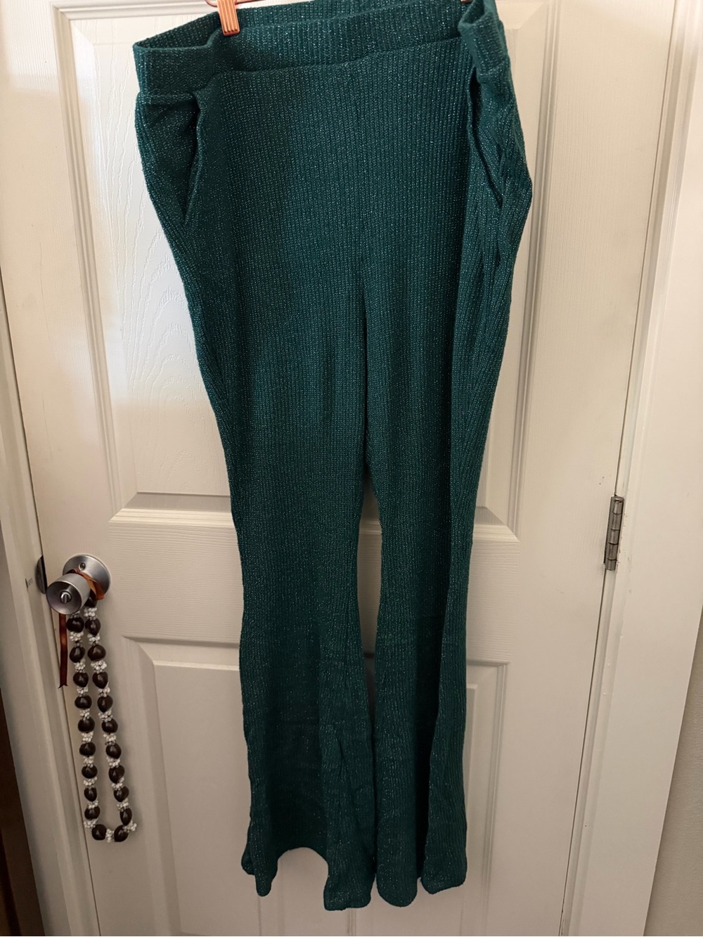 torrid Forest Green Wide-Leg Knit Pants